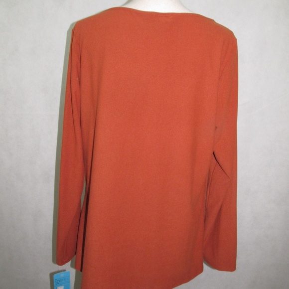 LIZ in LA Top Plus Sizes 1X 2X 3X Long Sleeve - Picture 8 of 8